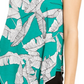 Alfani Women's Printed T-Shirt Green Size Medium