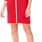 JM Collection Women's Jewel-Neck Sheath Dress Red Size Small