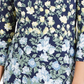 Charter Club Women's Floral-Print Boat-Neck Top Blue Size X-Large