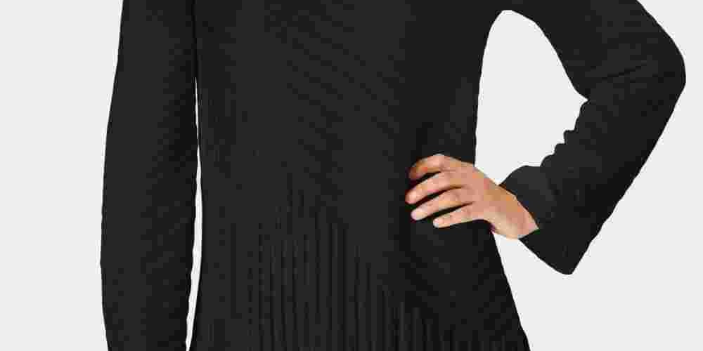 Charter Club Women's Black Textured Long Sleeve Turtle Neck Sweater Black Size Small