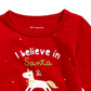 First Impressions Infant Girl's Unicorn Print Cotton Peplum T-Shirt-3-6 Months Red Size 6-9MOS