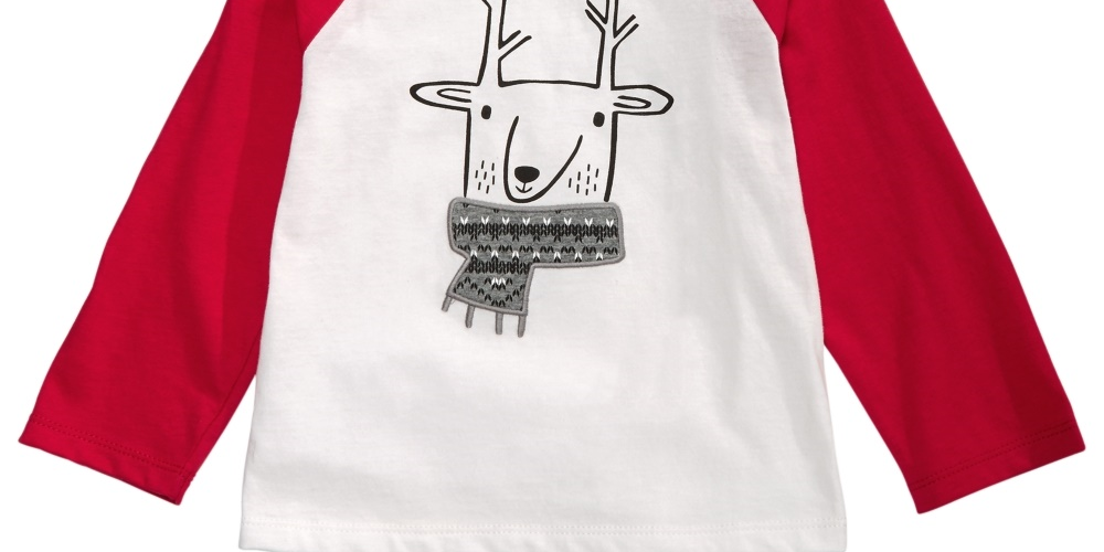 First Impressions Baby Boy's Reindeer-Print T-Shirt  White Size 6-9MOS