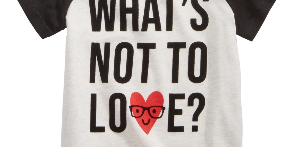 First Impressions Kid's Baby Boy's Love Print T Shirt White Size 12