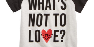 First Impressions Baby Boy's Love Print T-Shirt White Size 3-6 Months