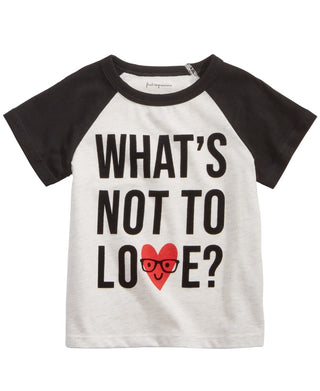 First Impressions Baby Boy's Love-Print T-Shirt  White Size 18MOS