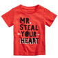 First Impressions Baby Boy's Heart-Print Cotton T-Shirt  Red Size 12MOS