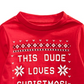 First Impressions Kid's Baby Boy's Cotton Holiday T Shirt Red Size 6
