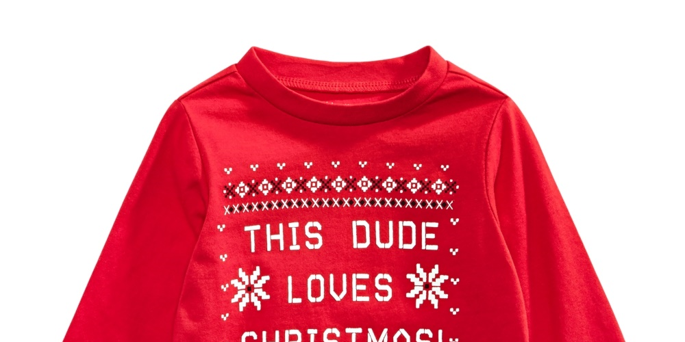 First Impressions Kid's Baby Boy's Cotton Holiday T Shirt Red Size 6