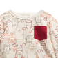 First Impressions Baby Boy's Long Sleeve Woodland Animals T-Shirt Beige Size 12 Months
