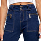 Free People Women's Layla High Waist Flare Jeans Blue Size 25