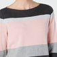 Karen Scott Women's Striped Boatneck Sweater  Medium Red Size X-Small