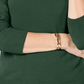 Karen Scott Women's Petite Luxsoft Turtleneck Sweater Green  Size PS