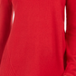Style & Co Women's High Low Tunic Sweater Red Size Large