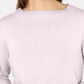 Karen Scott Women's Ribbed Printed Long Sleeve Crew Neck Blouse Top Pink Size Small