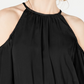 Thalia Sodi Women's Smocked Cold Shoulder Top Black Size XX-Large