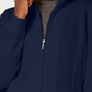 Karen Scott Women's Petite Mock-Neck Jacket  Blue Size Petite