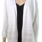 Karen Scott Women's Open Front Long Sleeve Cardigan Brown Size Medium