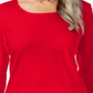 Karen Scott Women's Scoop Neck Top Red Size X-Small