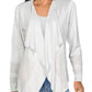 Alfani Women's Asymmetric Layering Cardigan Top White Size XX-Large