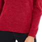 INC International Concepts Women's Puff Sleeve Sweater Red Size Petite Medium