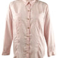 Charter Club Women's Woven Solid Tencel Shirt Pink Size XX-Large