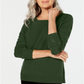 Karen Scott Women's Textured Stripe Sweater Green Size XX-Large
