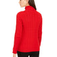 Charter Club Women's Ribbed Solid Long Sleeve Turtle Neck Sweater Red Size Petite Small