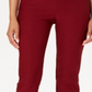 Charter Club Women's Chelsea Tummy Control Skinny Leg Ankle Pants Red Size 4