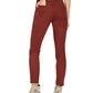 INC International Concepts Women's Solid Pants Red Size 4