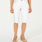Charter Club Women's Mid Rise Knee Length Skimmer Pants White Size 16