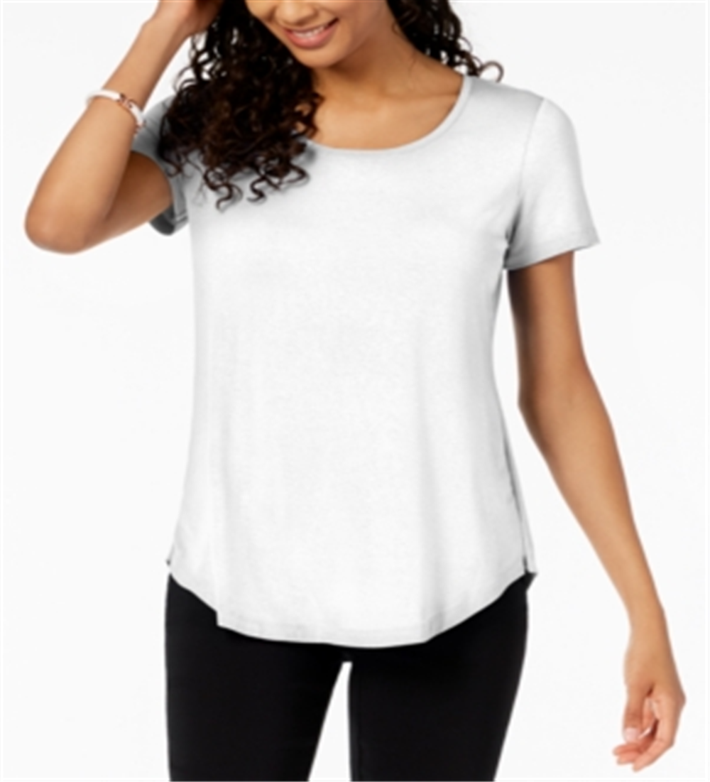 JM Collection Women's Solid Rayon Span Purple size XS