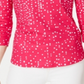 Charter Club Women's Pima Cotton Button Shoulder Print Top Pink Size XX-Large