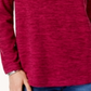 Karen Scott Women's Sport Space Dye Microfleece Top Purple Size XX-Large