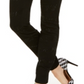 INC International Concepts Women's Essentials Zebra Embellished Skinny Jeans Black Size 0