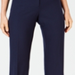 JM Collection Women's Tummy Control Trousers Blue Size 6 Petite