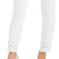 Charter Club Women's Eyelet Ankle Jeans White Size 10