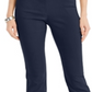 Charter Club Women's Cambridge Straight Leg Pants Blue Size 8
