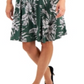 JM Collection Women's Tropic Palapa Embellished Dress Green Size Small