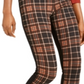 INC International Concepts Women's Plaid Front Skinny Pants Black Size 2 Petite