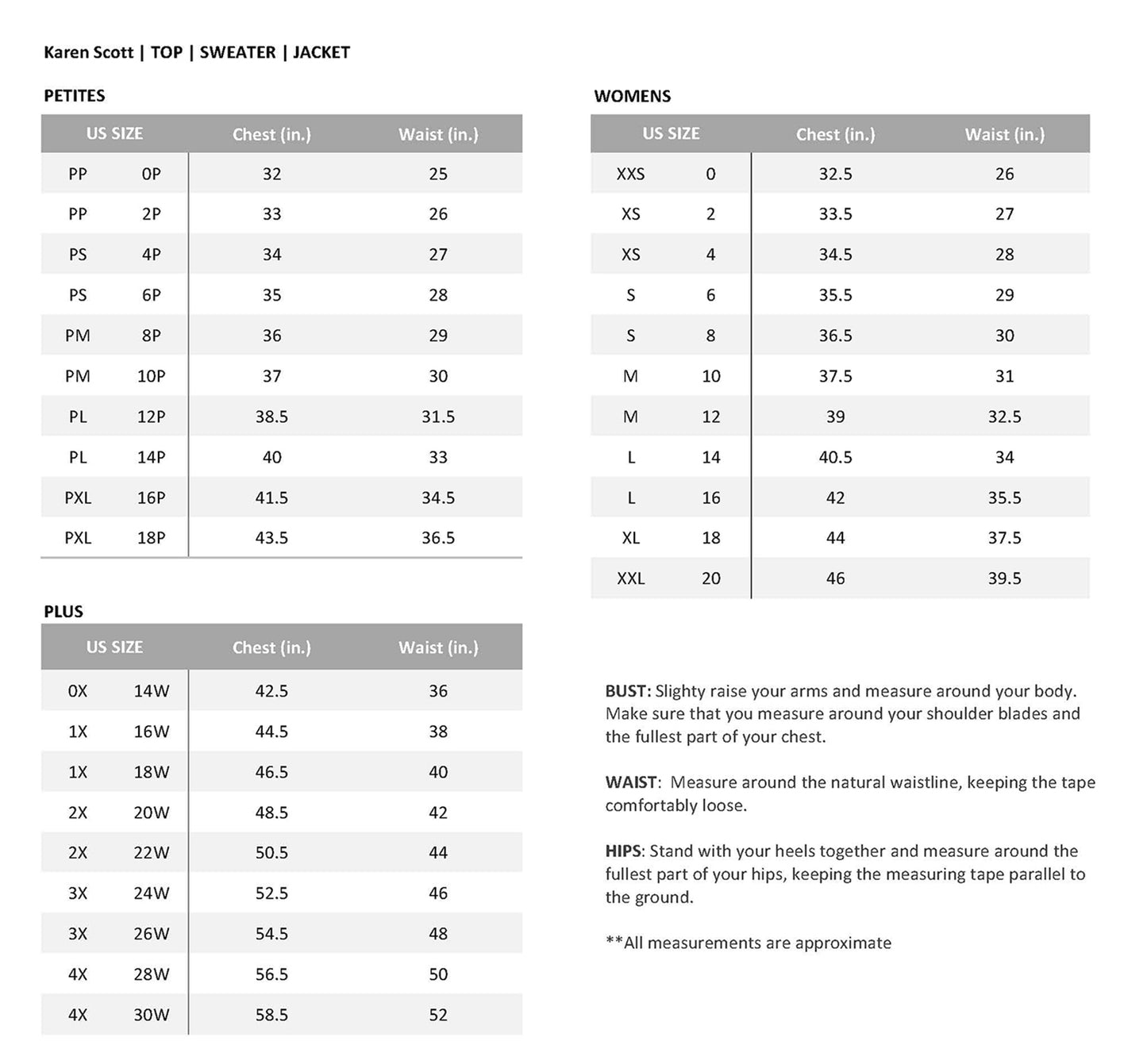 Karen Scott Women's Cowl Neck 3/4 Sleeve Sweater Blue Size Small