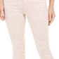 Charter Club Women's Printed Stripe Bristol Skinny Ankle Jeans Pink Size 10