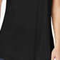 Maison Jules Women's Scoop Neck T-Shirt Black Size X-Small
