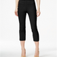 Style & Co Women's Pull on Capri Pants Black Size Petite