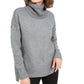 Bar III Women's Long Sleeve Turtle Neck Sweater Gray Size XX-Small