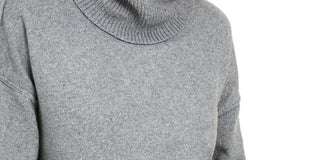 Bar III Women's Long Sleeve Turtle Neck Sweater Gray Size XX-Small