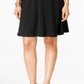 Style & Co Women's Sleeveless Swing Dress Black Size Petite