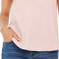 Style & Co Women's Cotton Crew Neck T-Shirt Pink Size X-Large