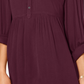 Style & Co Women's Babydoll Tunic Shirt Purple Size PXL