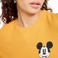 Disney Junior's Mickey Mouse Graphic Print Thermal Top Gold Size X-Small