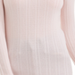 Maison Jules Women's Ribbed Crewneck Sweater Pink Size Small